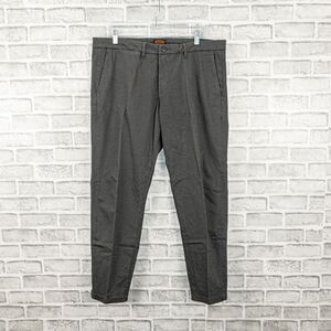 TOD'S Men's Chino Pants in Gray textured Size 38 Made in Italy